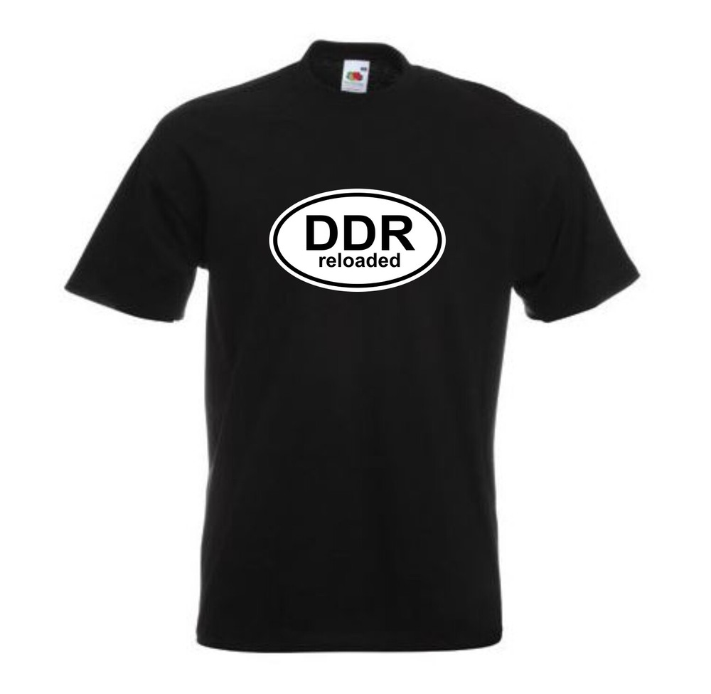 T-Shirt DDR reloaded oder T-Shirt DDR 2.0 (2 Varianten)