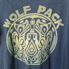 2000s Twilight New Moon Wolf Pack Movie Promo Shirt Size Large Graphic Seam Rip