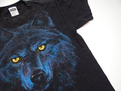 vintage wolf instinction is forever maui animal tee size large