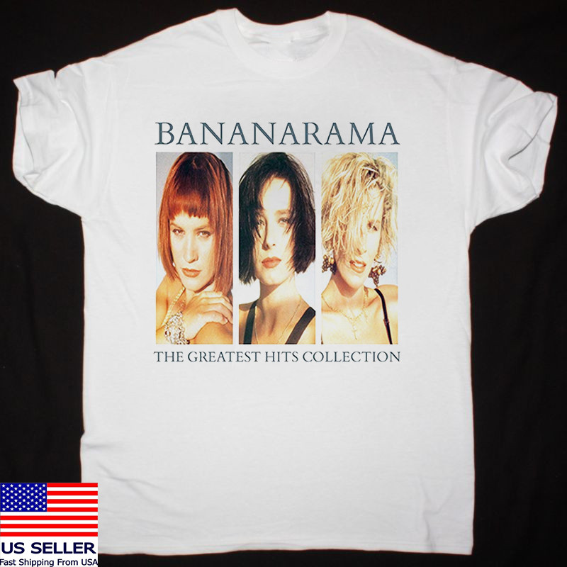 BANANARAMA band Greatest Hits Collection T Shirt Full Size S-5XL