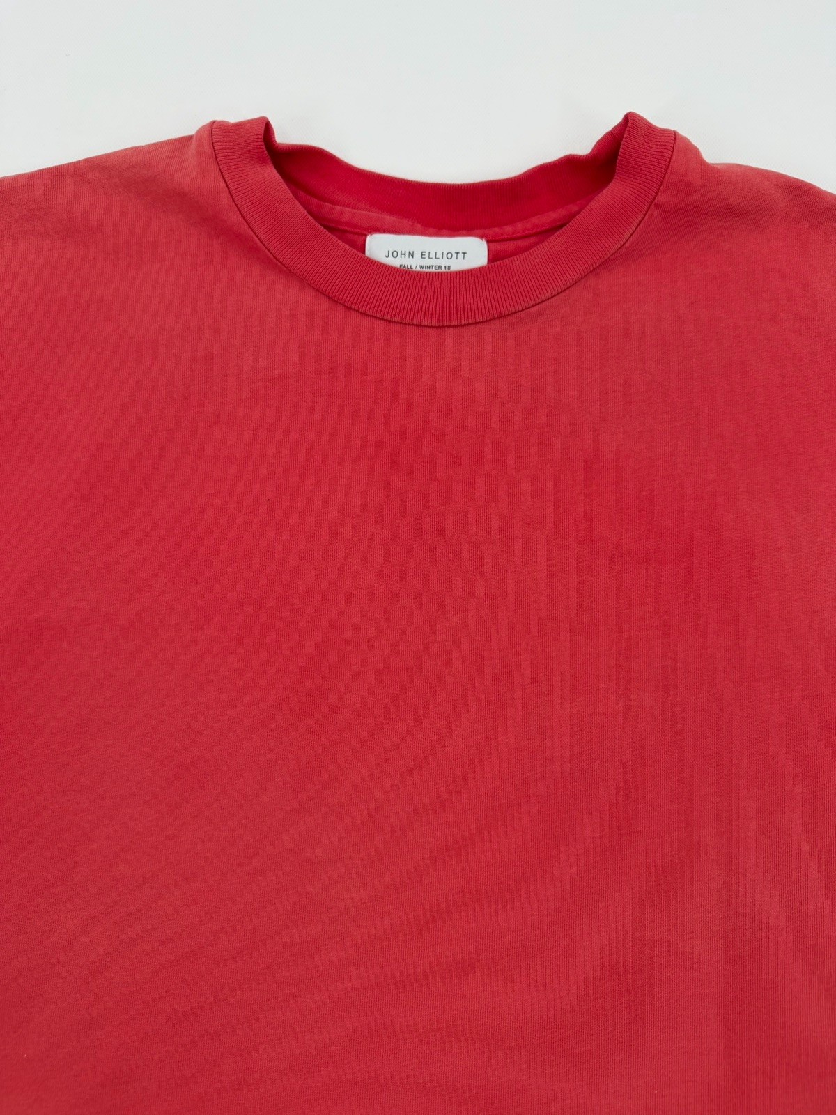 John Elliott Fall Winter 2018 Short Sleeve Red T-Shirt Size 1 Small Oversized gallery