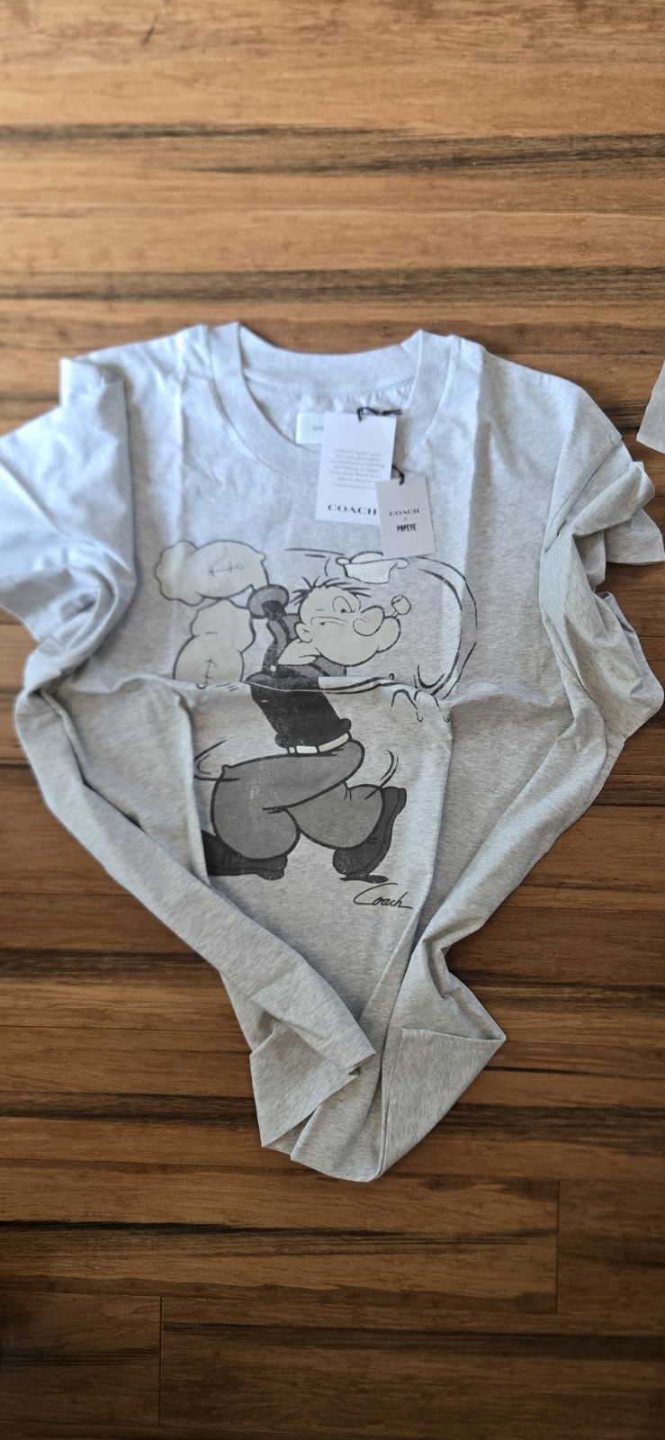 New Coach Men Limited Edition T-shirt Grey 2XL See MEASUREMENT. gallery