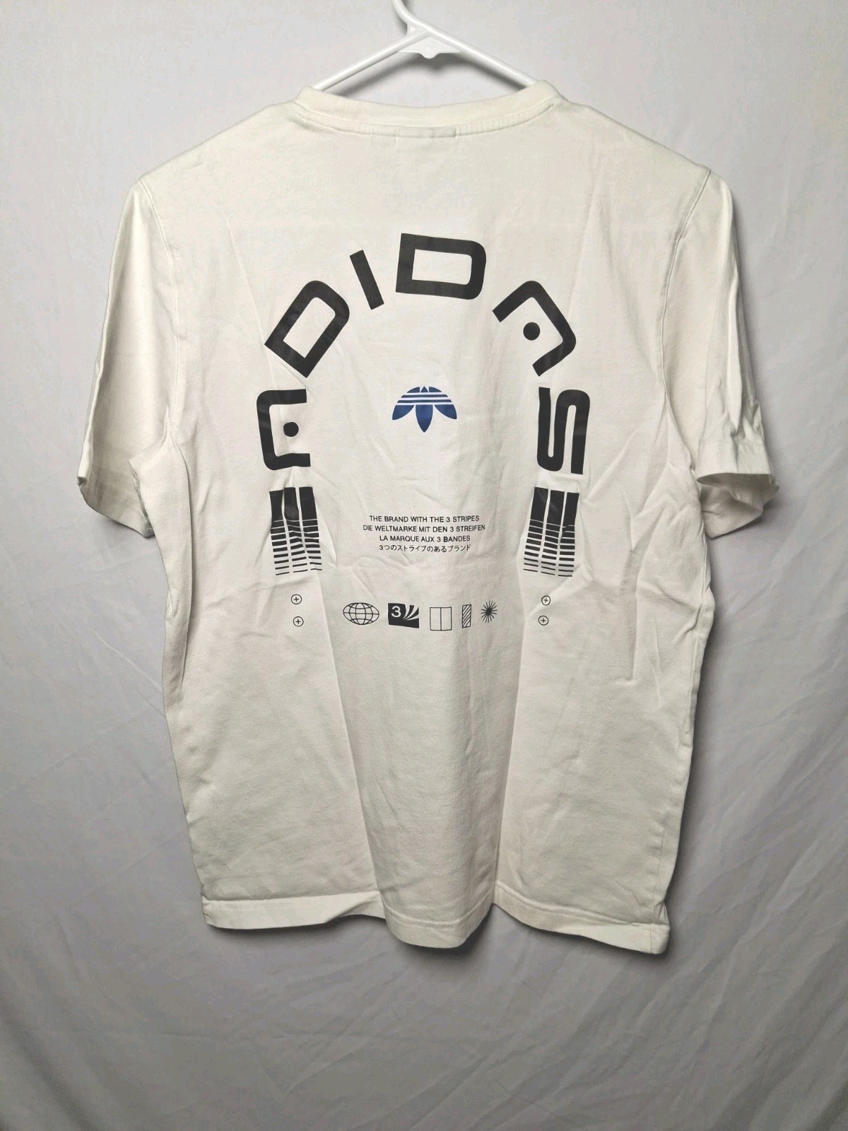Adidas Orignals T-Shirt Mens S White Regular Fit Short Sleeve Crew Neck Pullover gallery