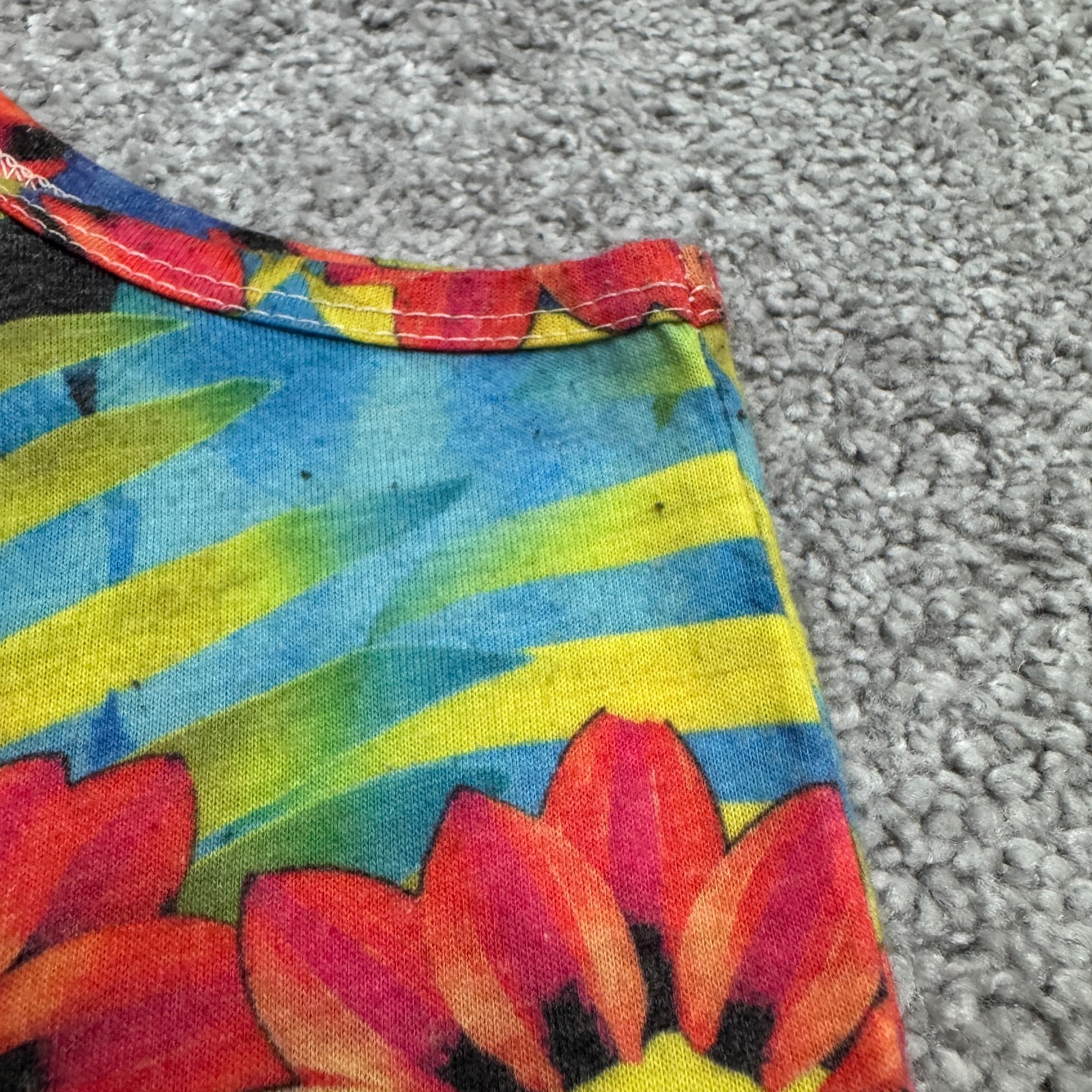 Neff Floral Tropical Summer Tank Top Mens Medium Multicolor Polycotton Hawaiian gallery