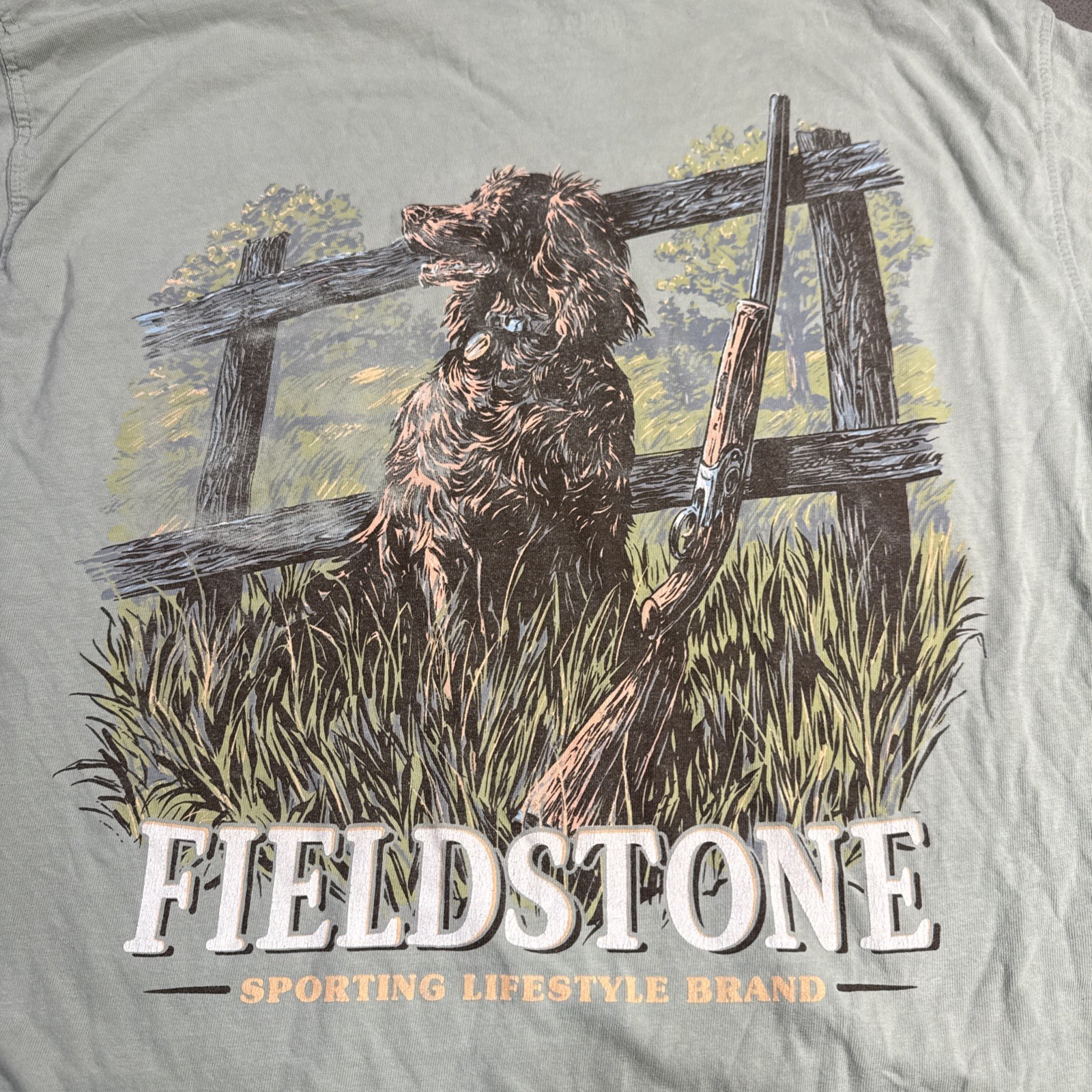 FIELDSTONE – Light Green T-Shirt, Sporting Lifestyle, Waterfowl Retriever M