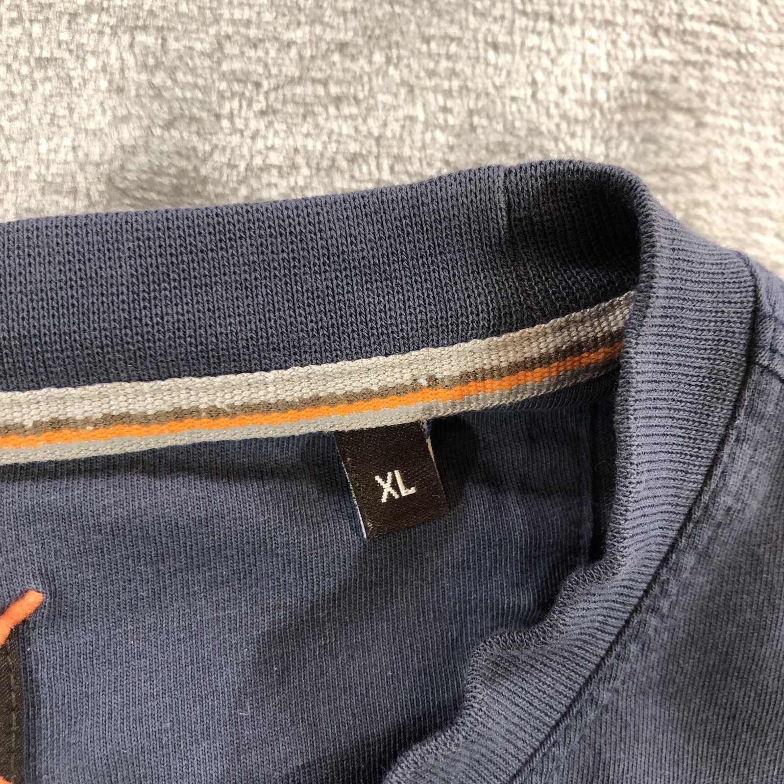 Left Coast Tee Shirt Mens XL Blue Pima Cotton Soft Crew Neck Solid Tee gallery