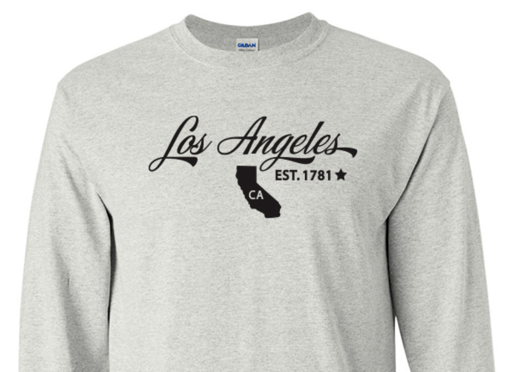 Los Angeles California T-Shirt Long Sleeve Graphic tee gallery