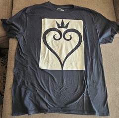 SQUARE ENIX KINGDOM HEARTS Disney Mickey Sora Video Game Vintage Shirt XL RARE🗝