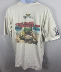 Vintage Corona Beer “Kick Back For Kick Off” Double-Sided T-Shirt Men’s Size XL