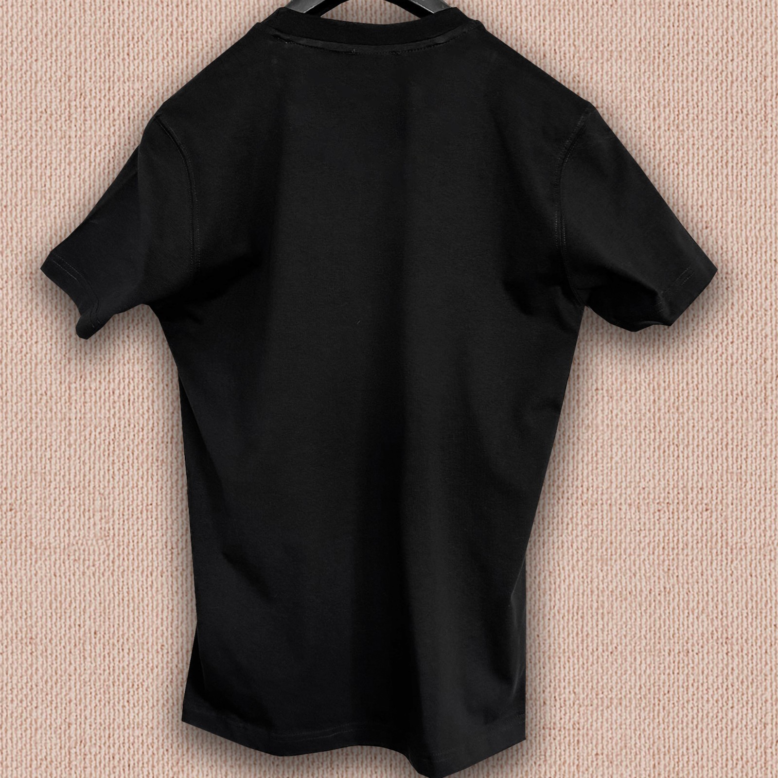 Balmain Black T-shirt --- Golden Text Logo Print --- Size XL -- Tariff Paid gallery