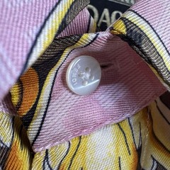Fendi Fendace Zucca & Barocco Pattern Silk Shirt XL