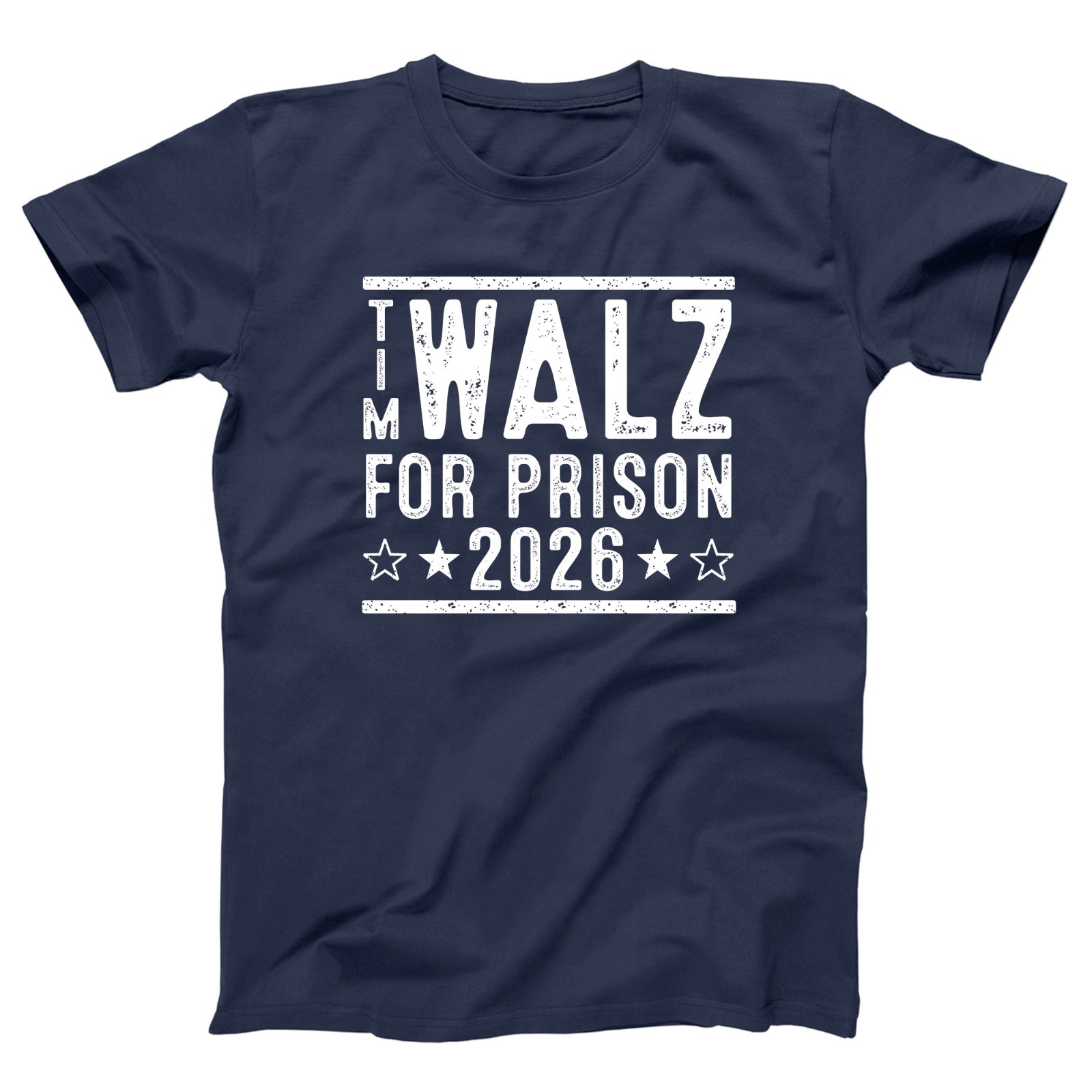 Walz For Prison 2026 republican humor quality learing center conservative Tshirt gallery
