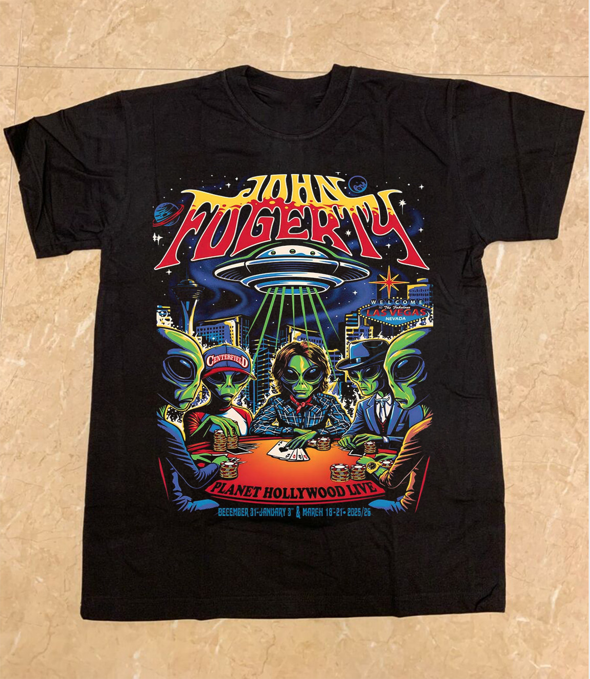 Rare John Fogerty Tour Gift For Fan T-shirt Full Size S-5XL TU1710 gallery
