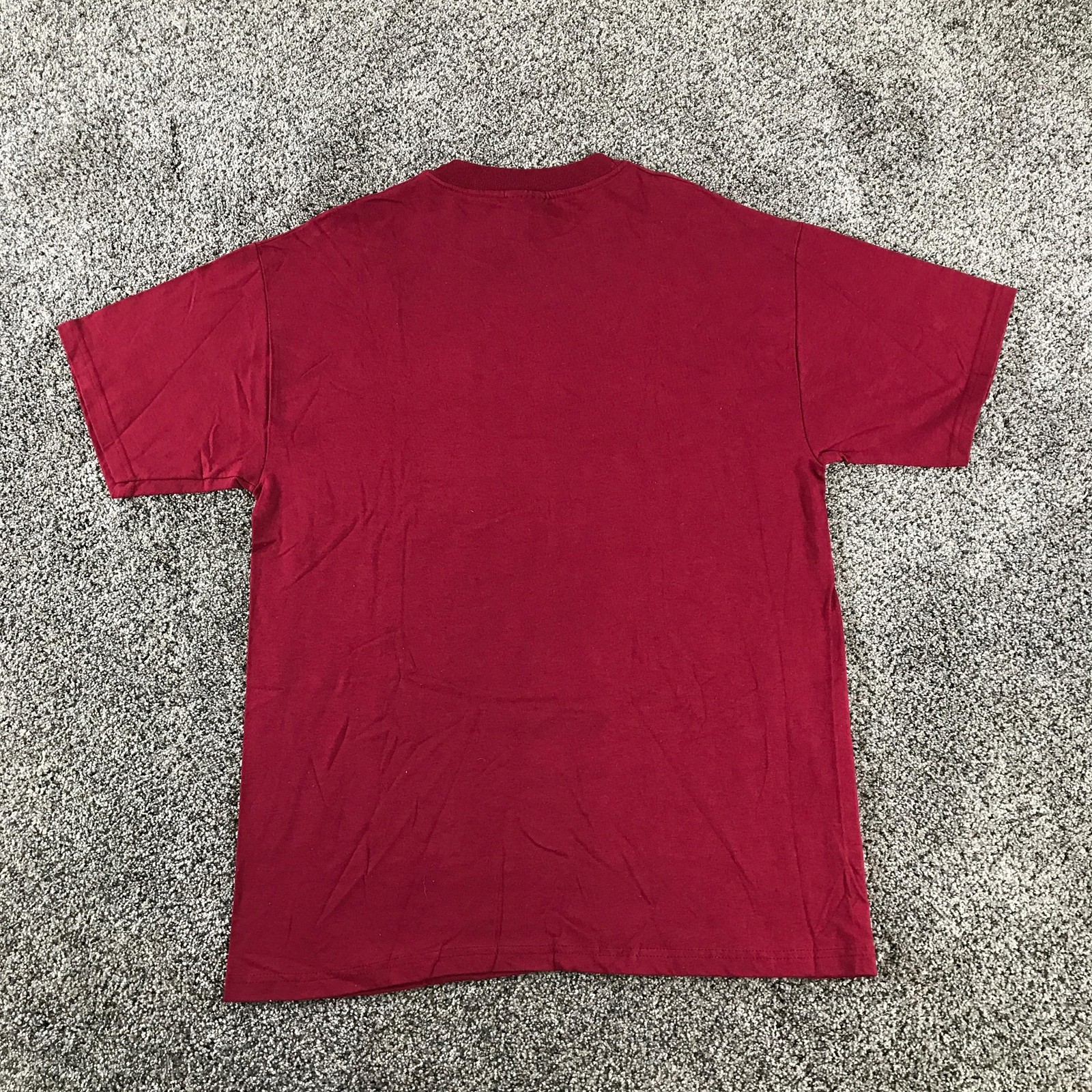 Vintage Hanes Shirt Mens Large Red Poway Midland Railroad Train Beefy-T Cotton gallery