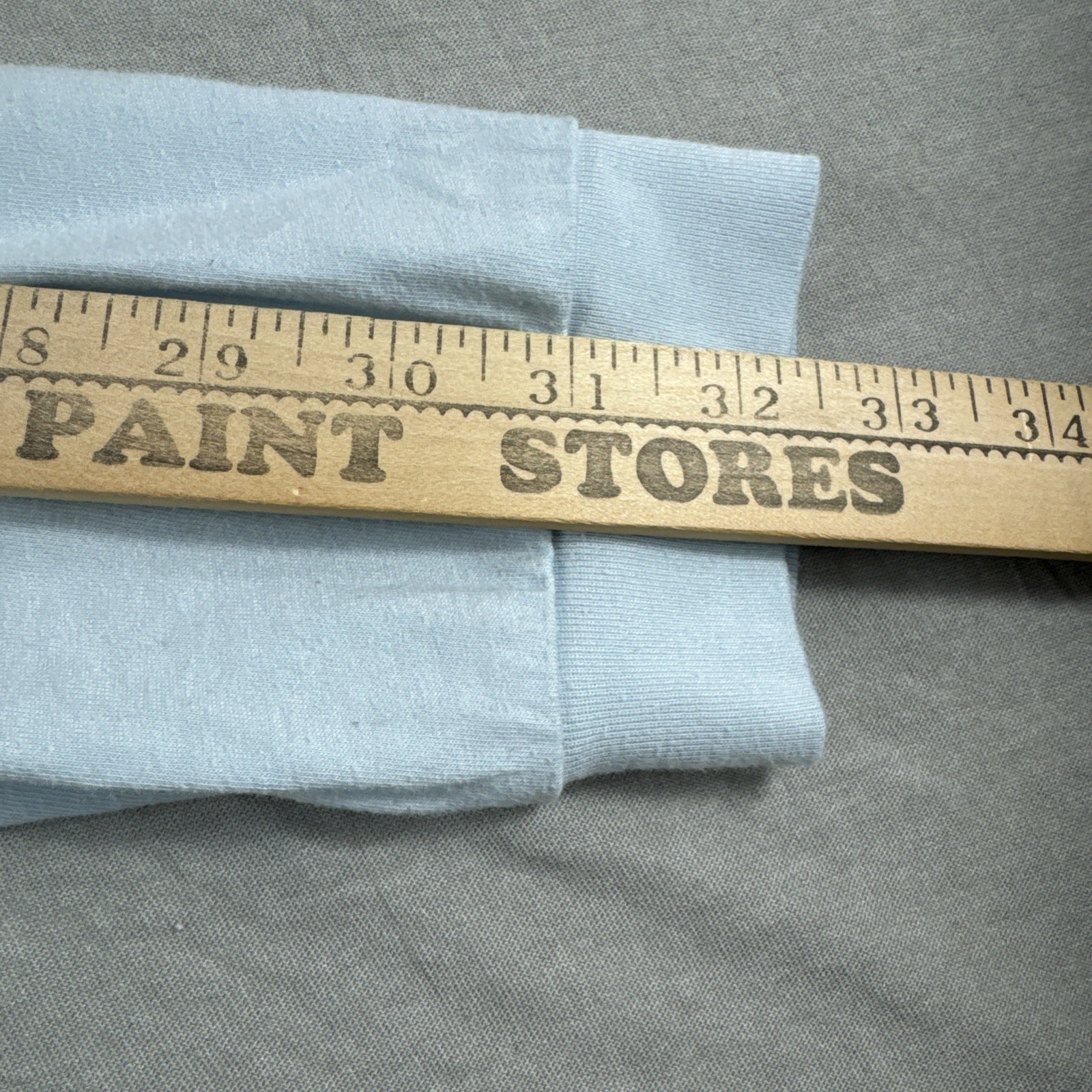 Soft Serve Supima Cotton Shirt Mens XL Blue Long Sleeve Organic Cloud USA Made gallery
