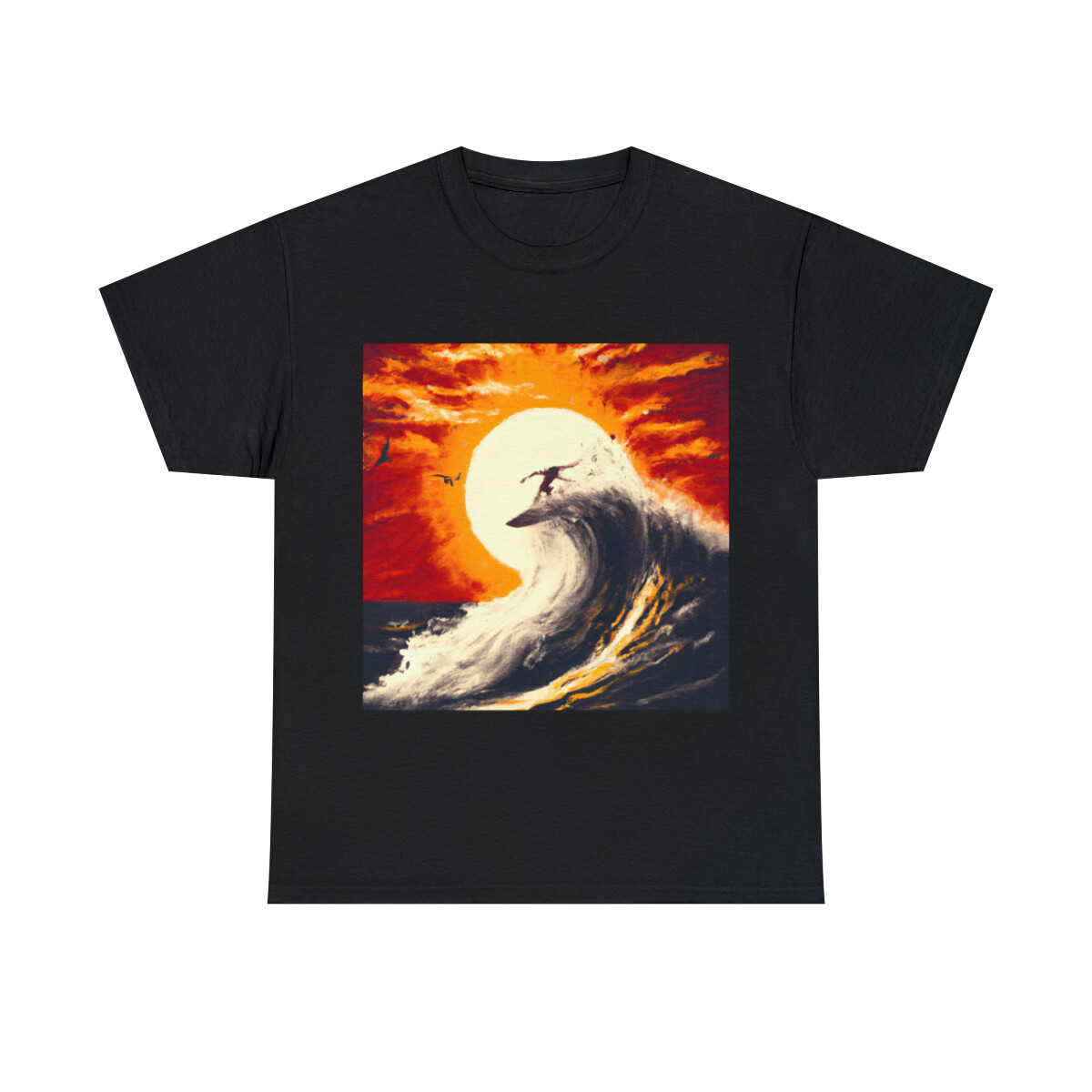 Vintage 70s 80s Style Surfer T Shirt NEW Adult Surf Art Tee Photo Hawaii Hipster