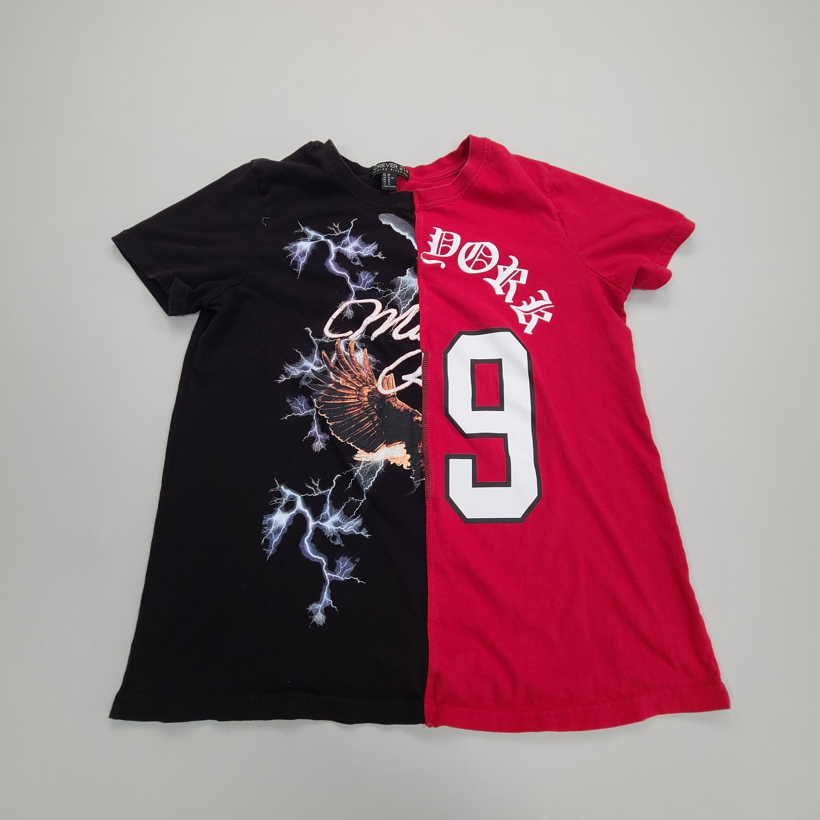 Forever 21 Shirt Mens Plus Size 0X Black Red Streetwear Casual Comfort Mens gallery