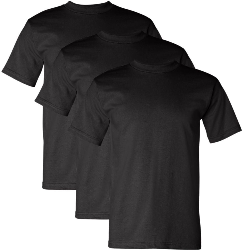 US Army Solid Color T-Shirts Made in USA 100% Cotton Heavyweight Shirts 3 Pack gallery