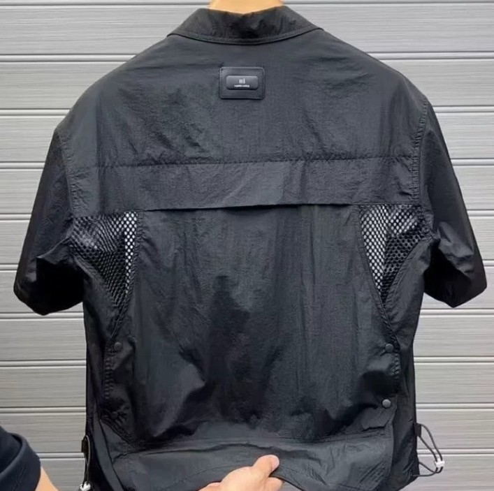 Summer New Outdoor Multi Pocket Quick Drying Short Sleeved Shirt gallery