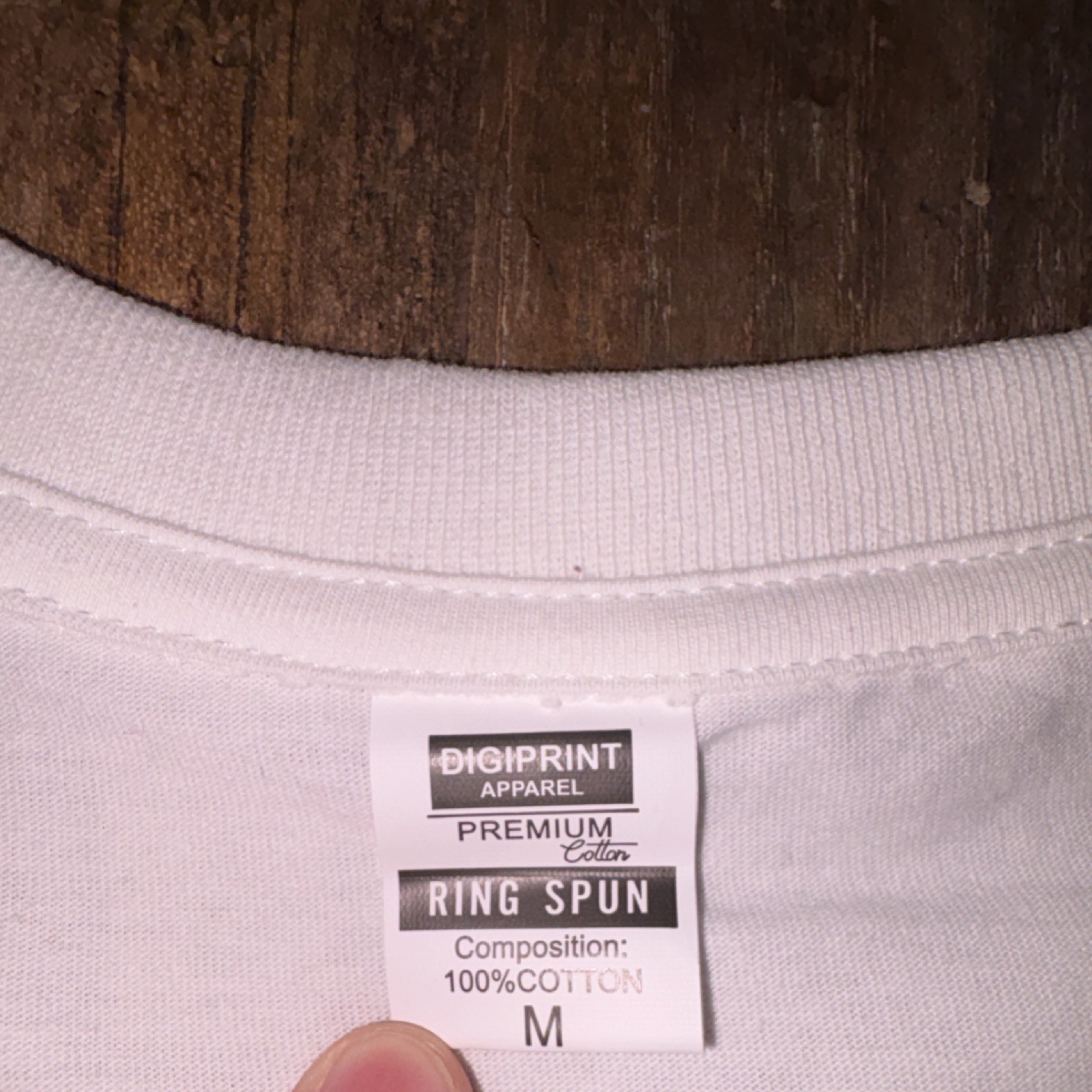 DIGIPRINT APPAREL White Graphic Print Ring Spun Cotton Crew Neck T-Shirt Men's M gallery