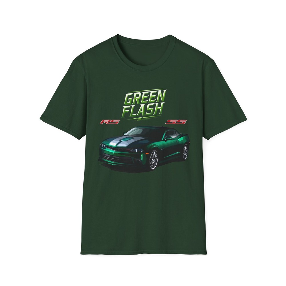 2015 Camaro SS RS Green Flash Edition T-Shirt – Limited Edition Muscle Car Tee