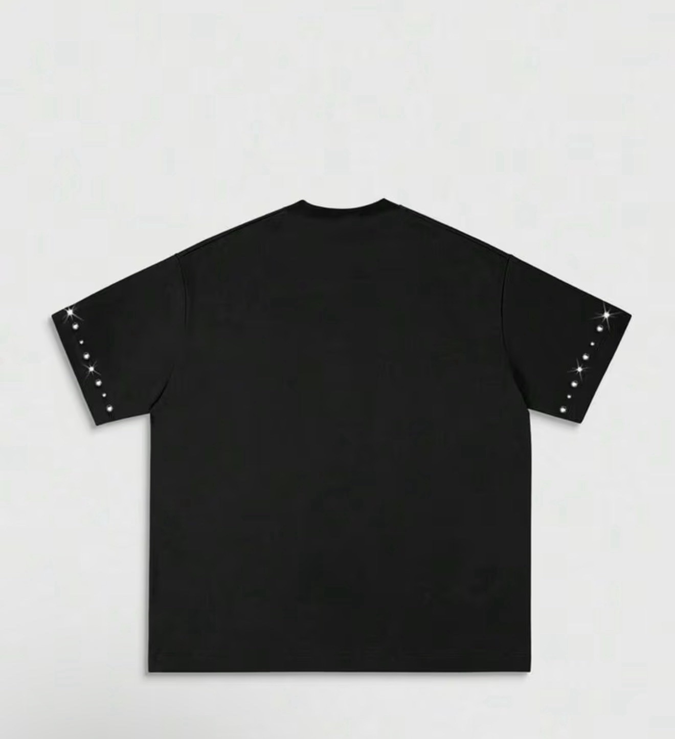 Saint Light Open Your Eyes Studded Graphic Rhinestone Men's Black T-Shirt S-XXL gallery