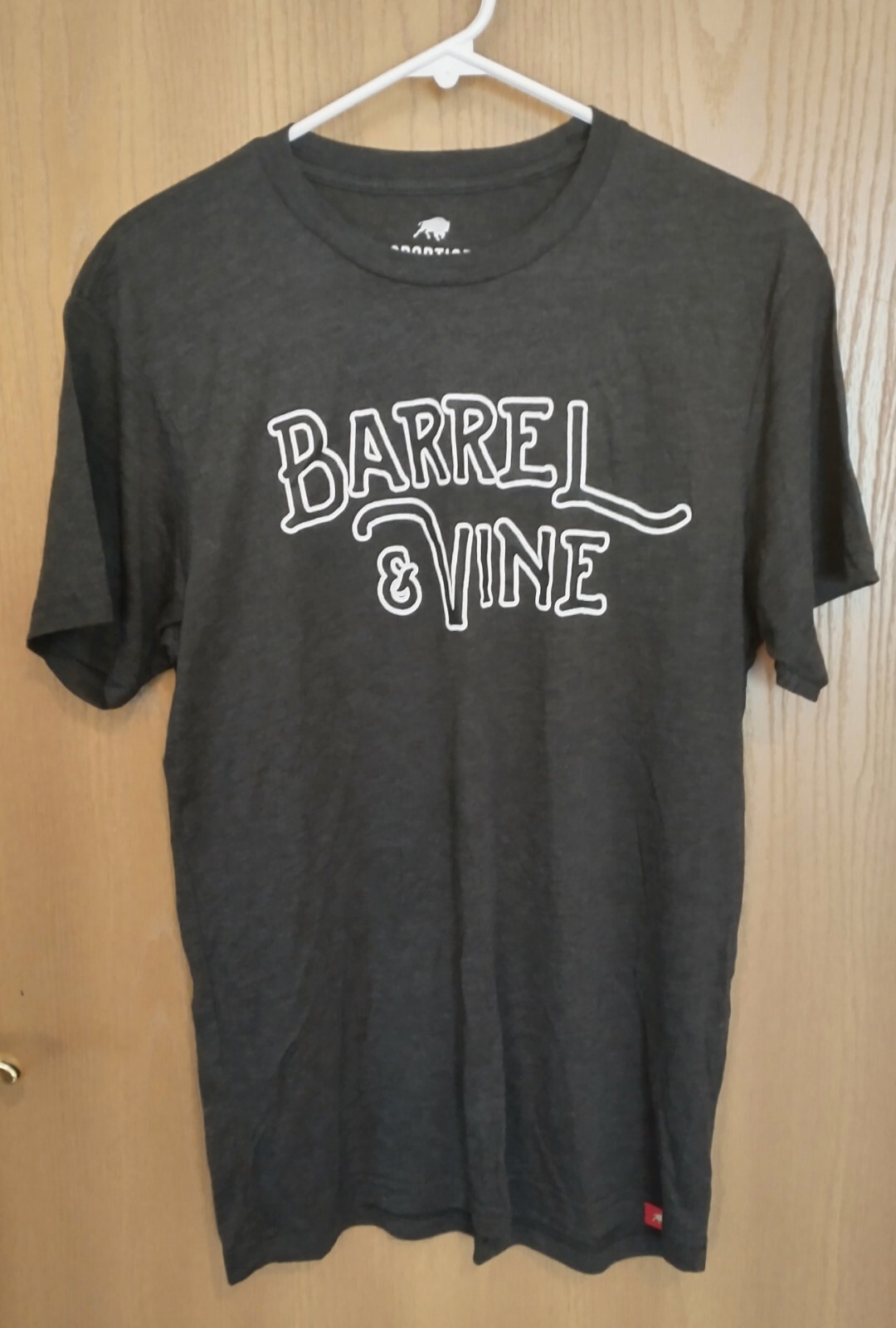 NWOT Lightweight Crewneck Medium Black SS Sportiqe T-shirt w/ Business Name