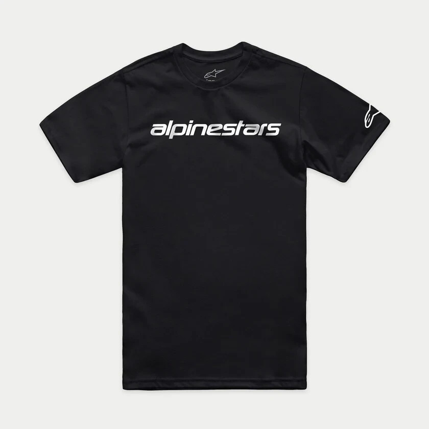 Alpinestars ASTARS Linear Wordmark 2.0 CSF Tee T-Shirt Black/White