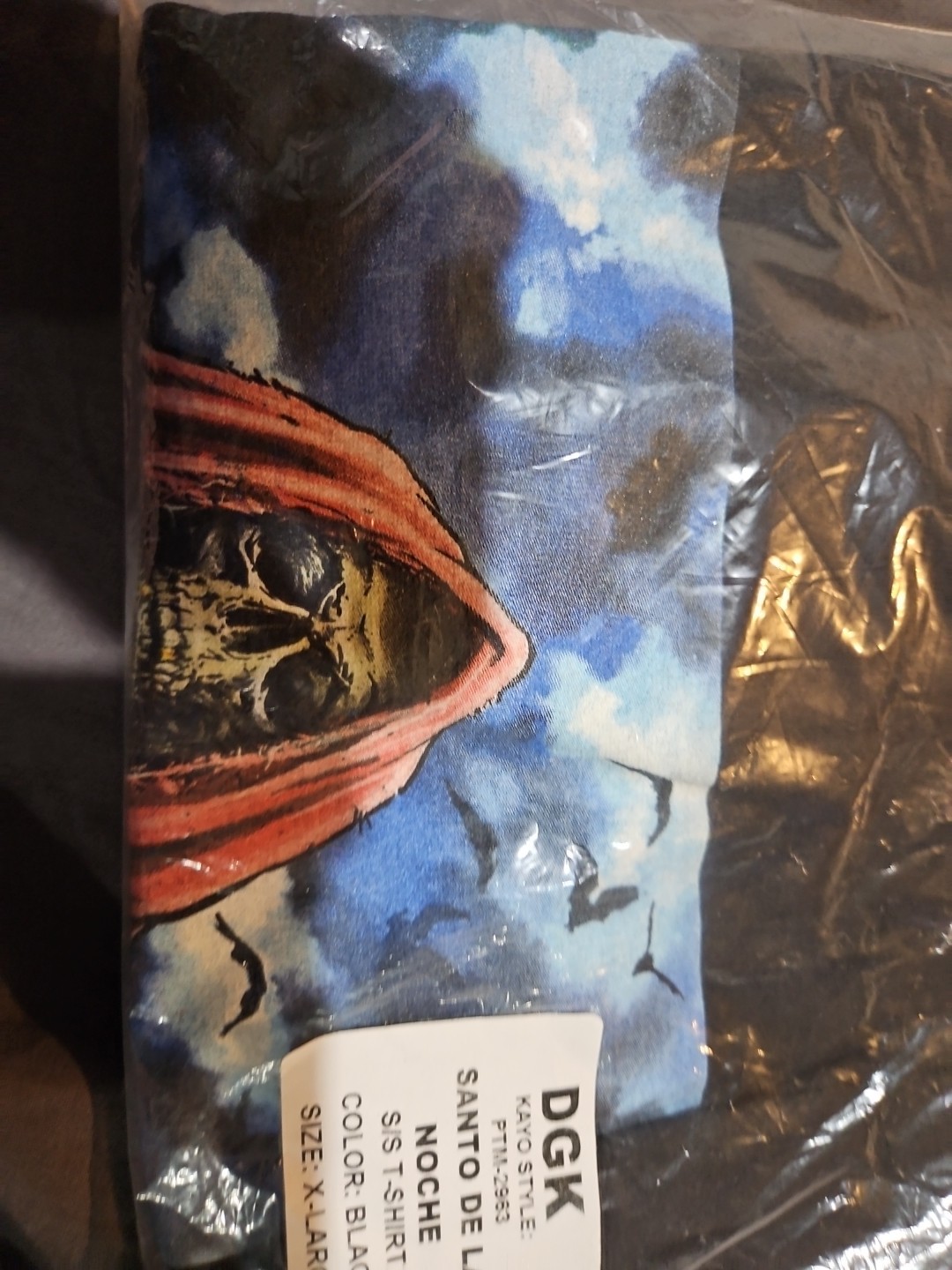 DGK Mens Black Santo De La Noche Xl Shirt New W/ Tags gallery