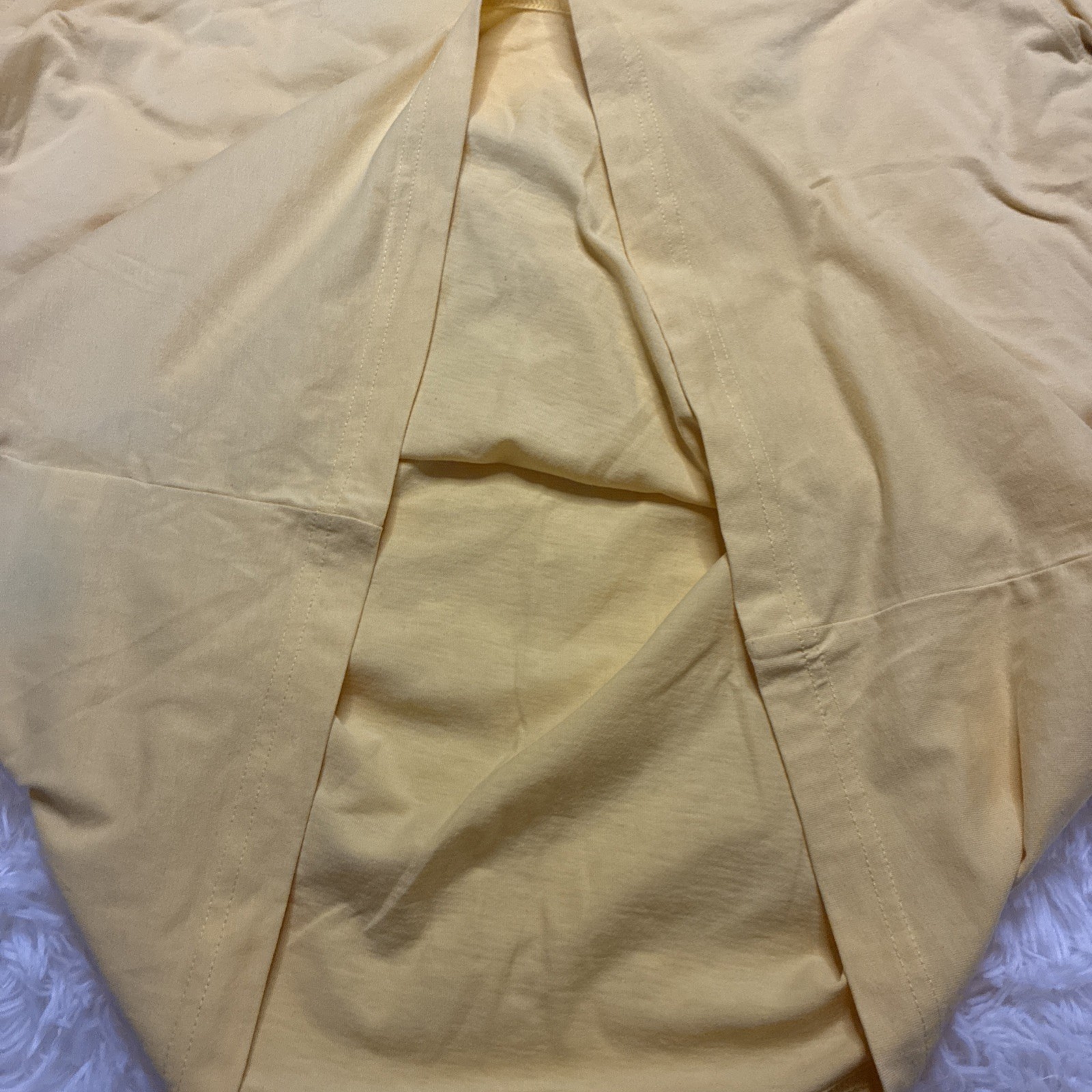 Eddie Bauer ~ Men's Size L Yellow / Rainbow Logo Graphic Short Sleeve T-Shirt gallery