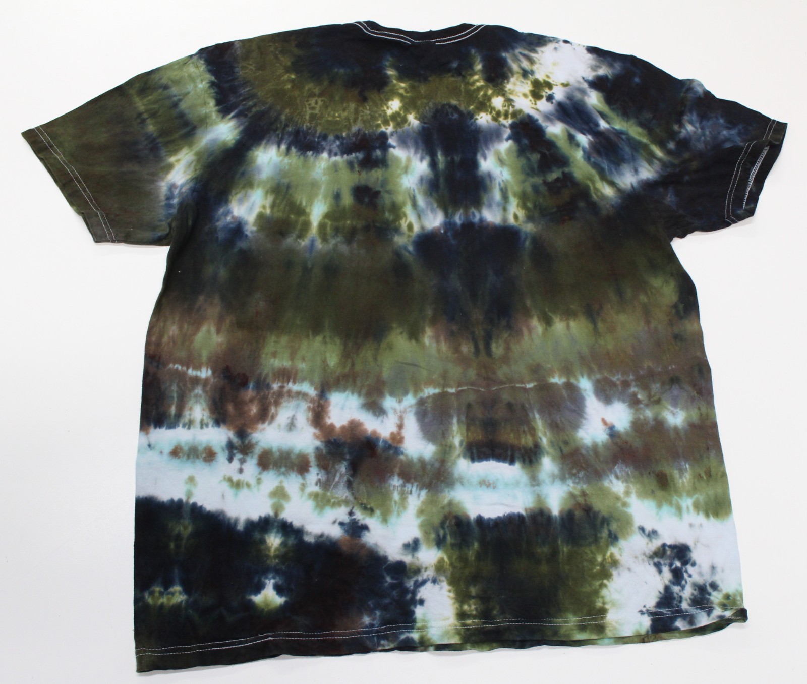 Tie Dye T-Shirt Adult XL Green Midnight Stand Gildan Softstyle Short Sleeve gallery