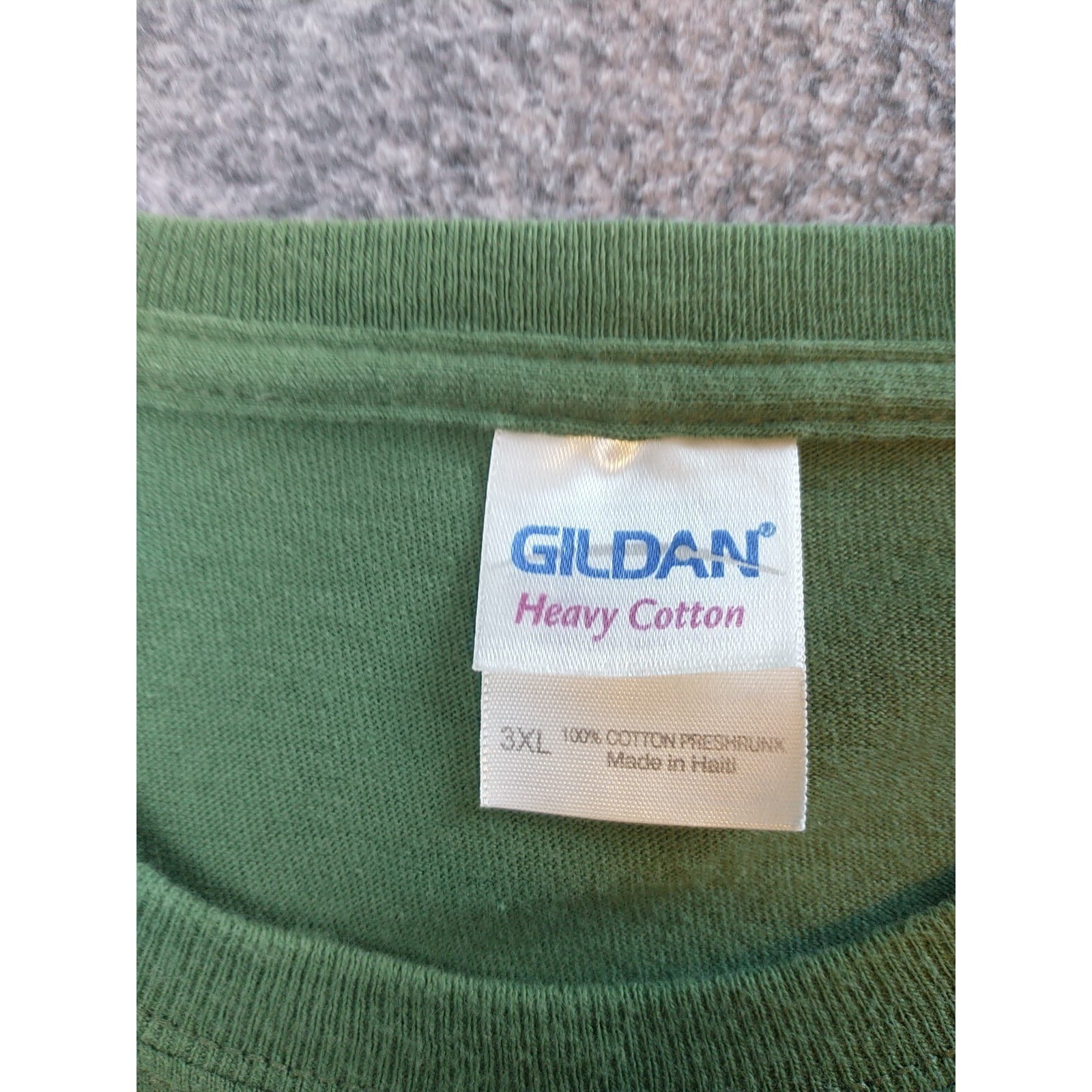 Gildan Mens 3XL Green Military Fighting Vehicle Mule Humor T-Shirt Trees Mystery gallery