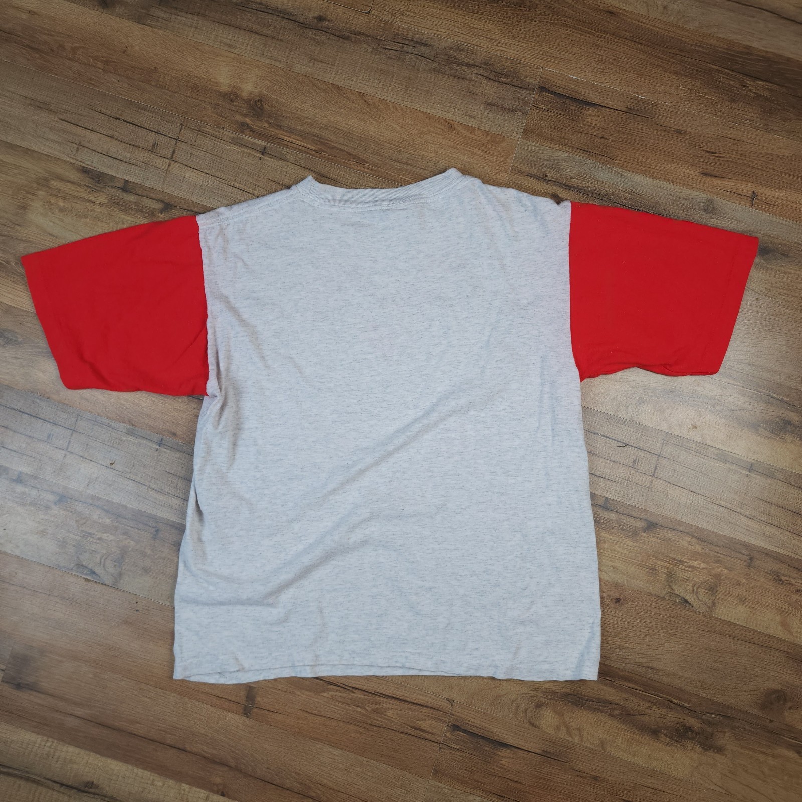 Vintage 90s Detroit Red Wings T-Shirt Youth Large NHL Yzerman Fedorov USA gallery
