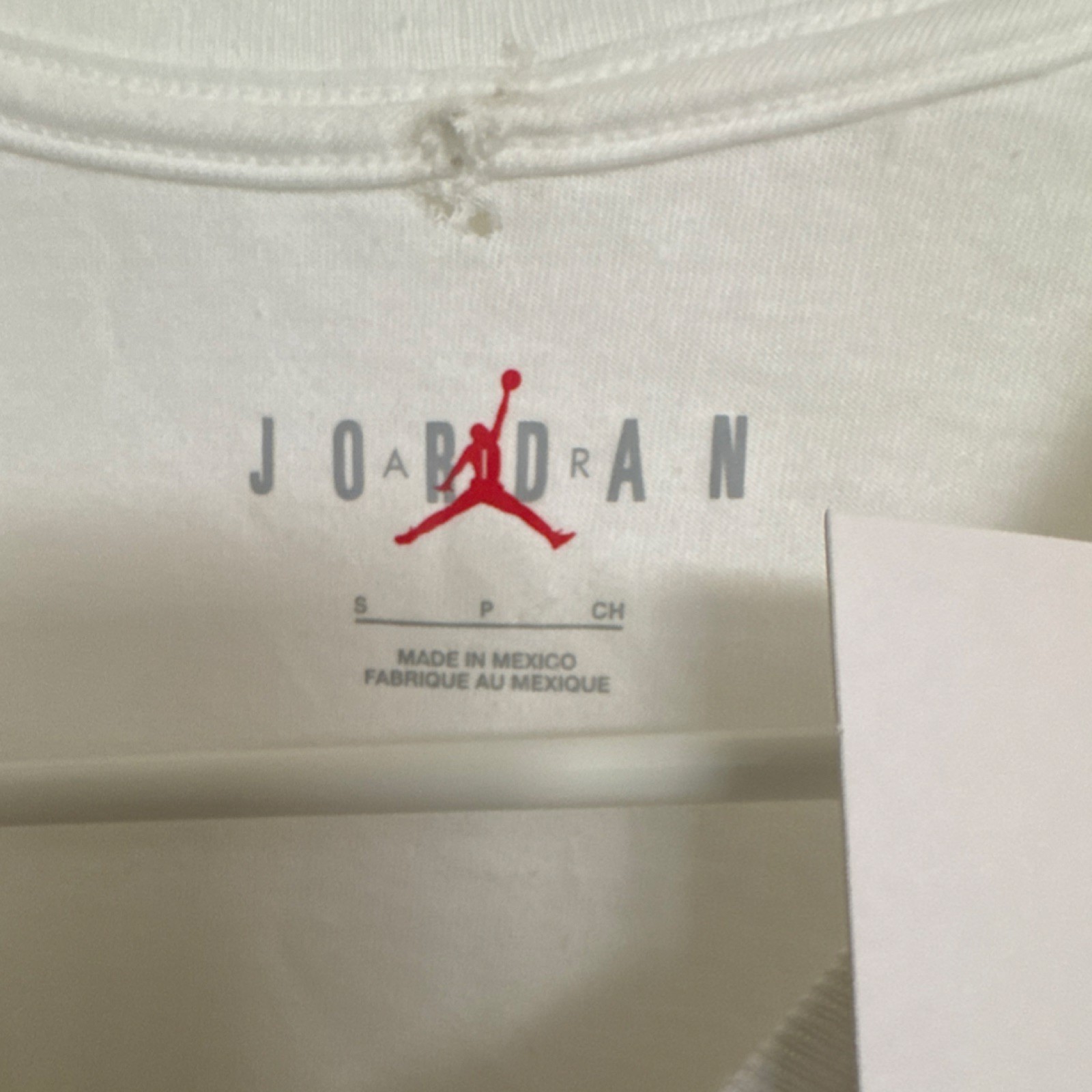 Jordan Jumpman Logo White Cotton Men's T-Shirt Size S CJ0921-100 gallery