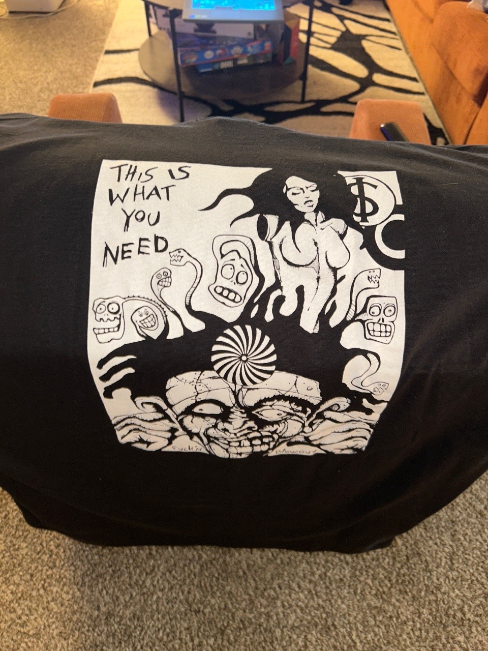 Supreme This Is What You Need Tee (Rob Zombie) Black/White Size XXL gallery