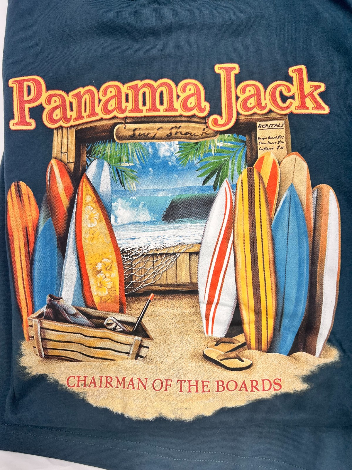 Panama Jack T-shirts, Size LG, Lot of 3,Cotton Blend Heavy Weight Unisex Blue gallery