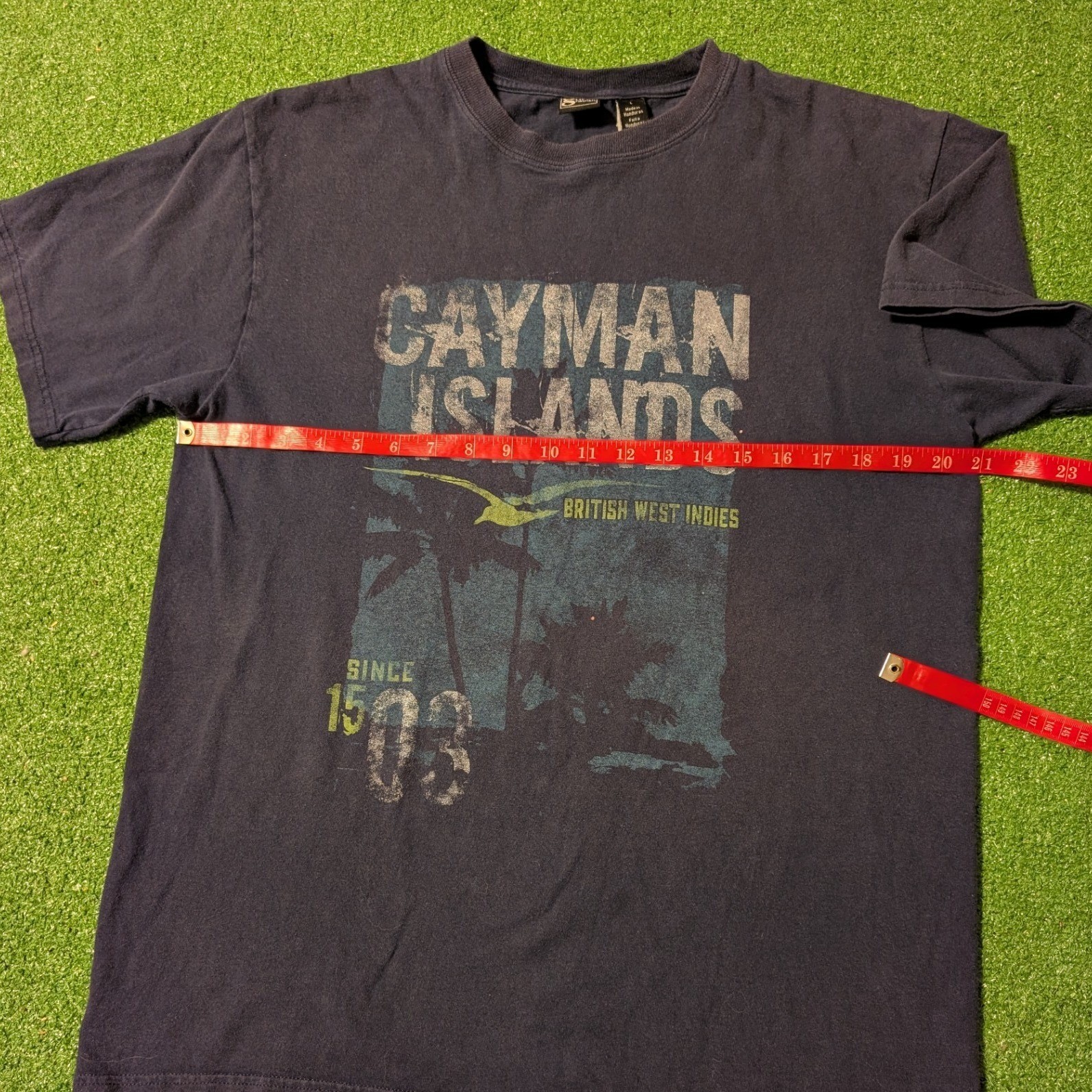 Gear For Sports Cayman Islands British West Indies Graphic T-Shirt Navy Mens L gallery