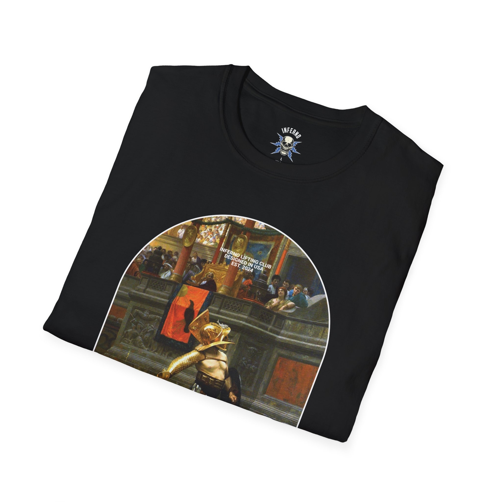 Gladiator Workout T-shirt, Mens Gym shirt, Pump cover, Bodybuilding Gym Tee gallery