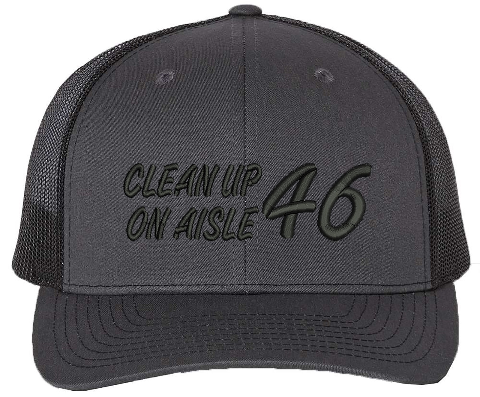 Cleanup on Aisle 46 Richardson Embroidered One Size Fits All Trucker Hats gallery