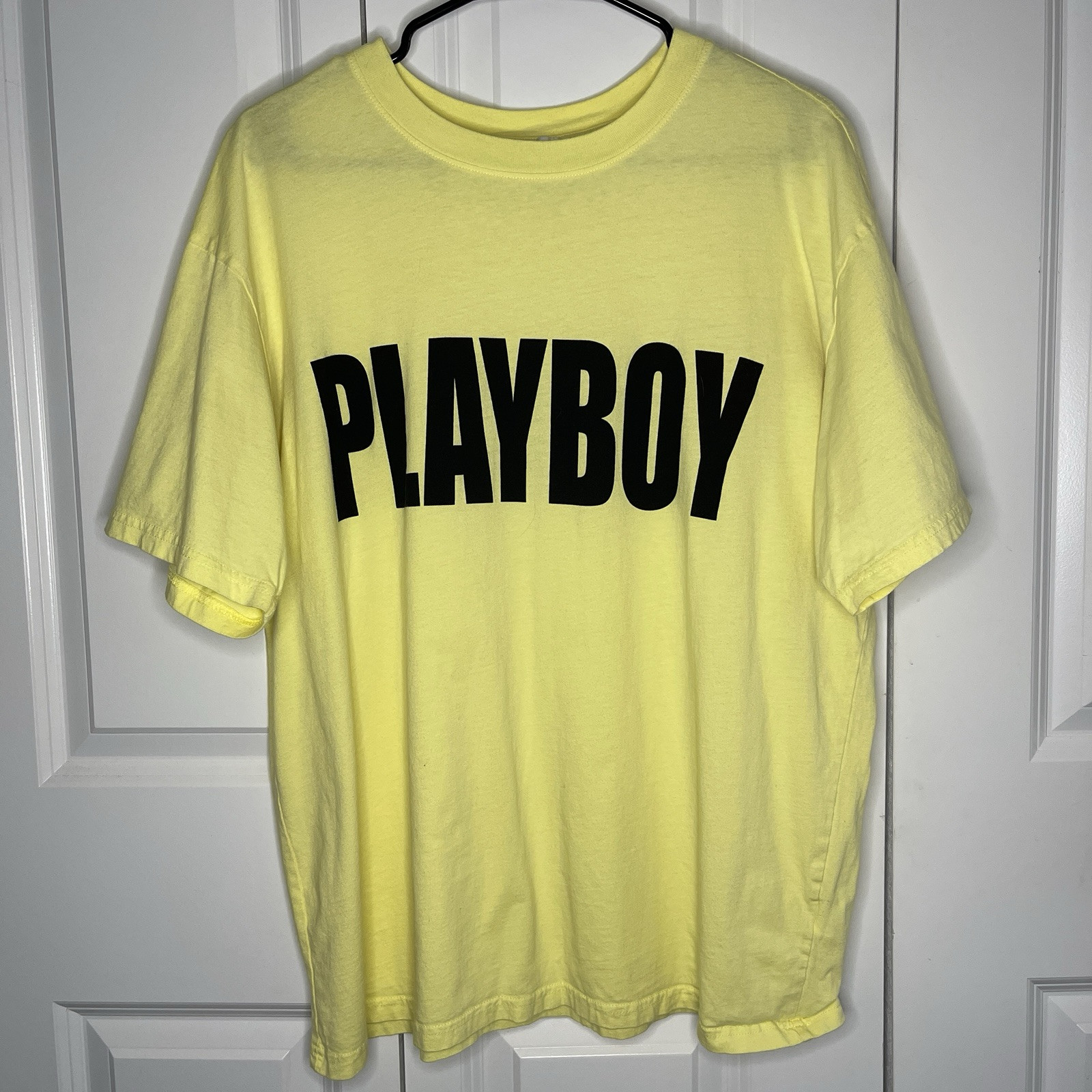 Pacsun Pale Yellow Playboy Logo Tee Size Large Mens Short Sleeve Tshirt Shirt gallery