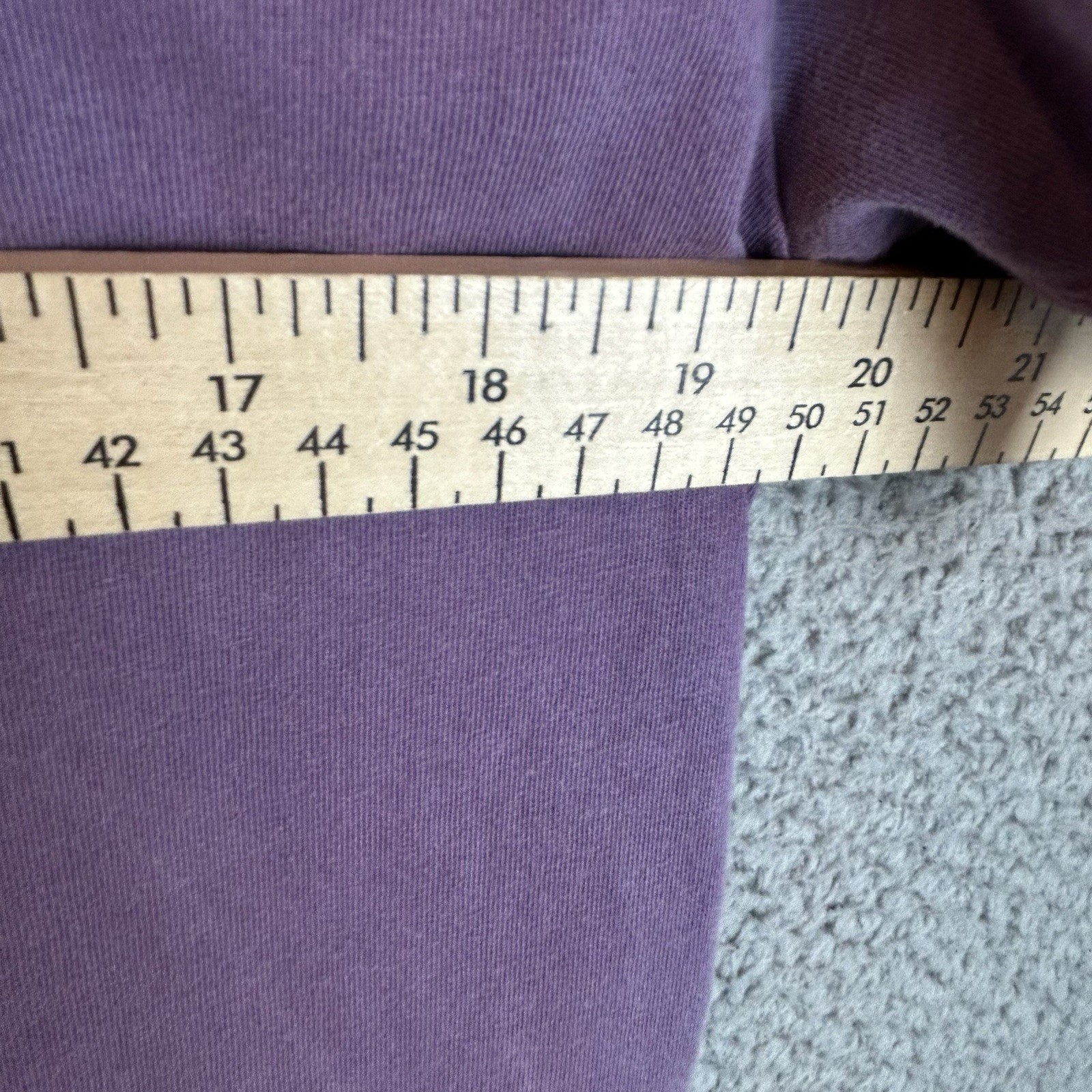 Machus Private Label Vintage Wash Purple T Shirt Size Small / Medium Boxy Pdx gallery