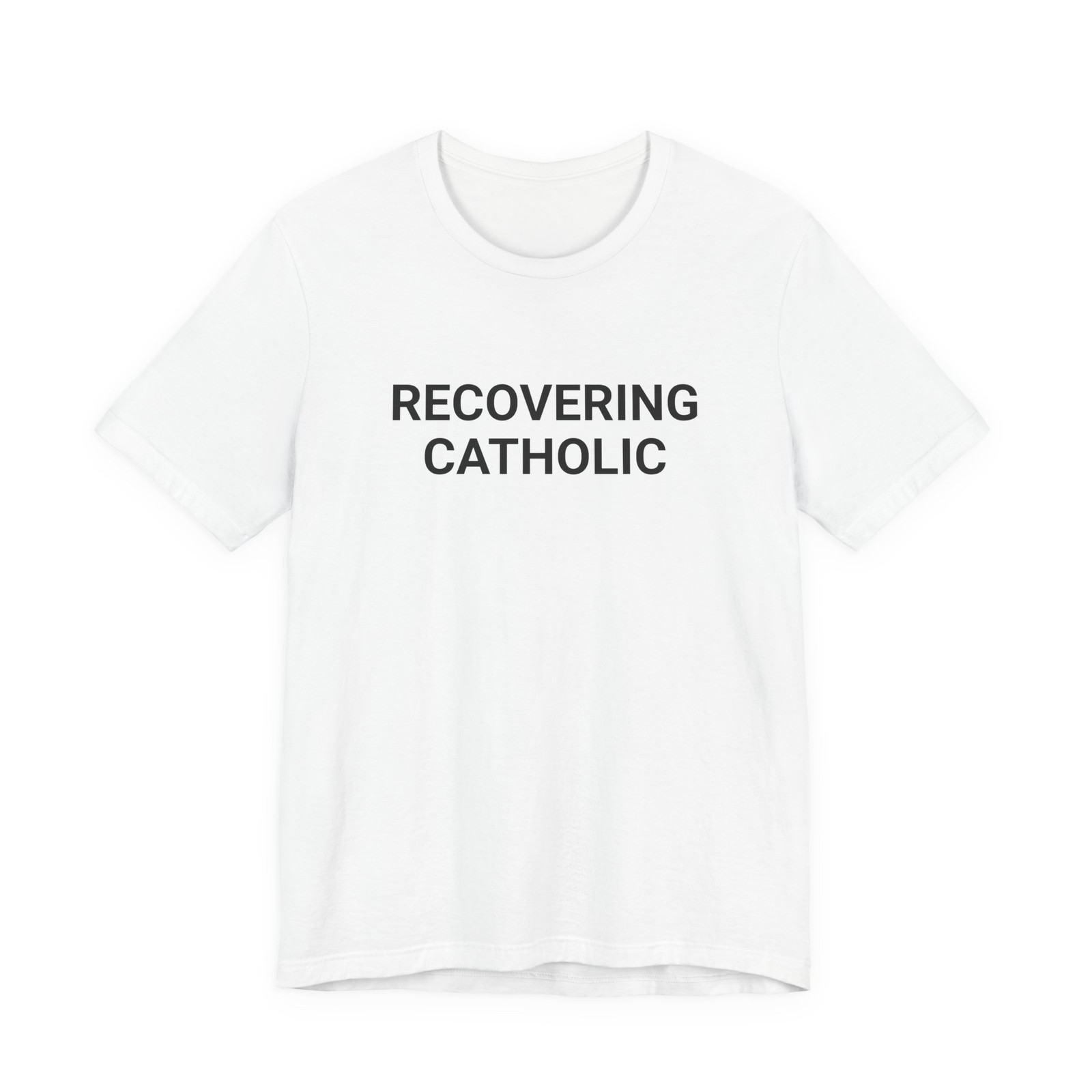 Recovering Catholic Irish Singer T-Shirt, 90s Deconstruction Vibes, Church, Mass gallery