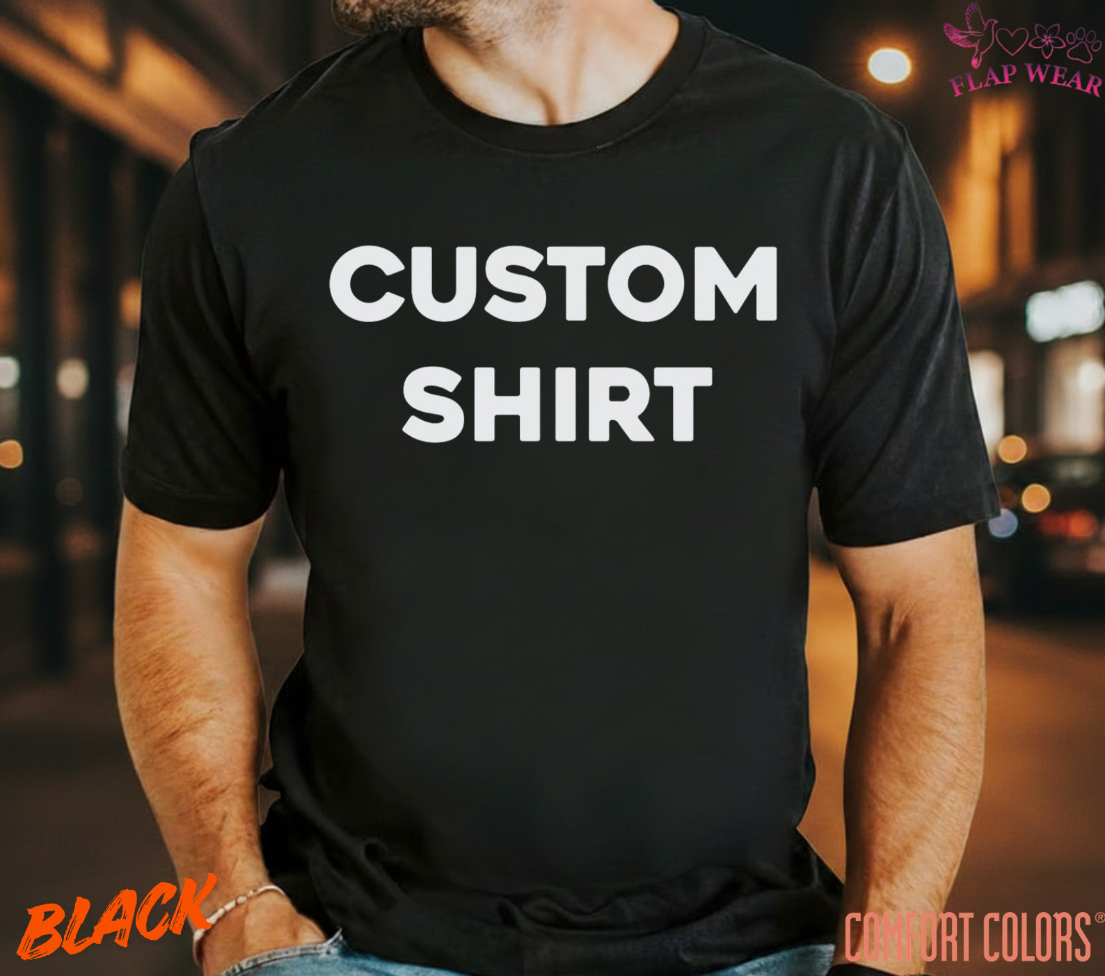 Unisex Photo Text Personalized T-Shirt ,Mens T shirt,Women T shirt,Vintage Gift gallery