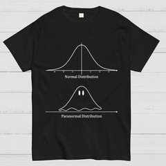 Normal Distribution, Paranormal Distribution Math T-Shirt Size S-3XL