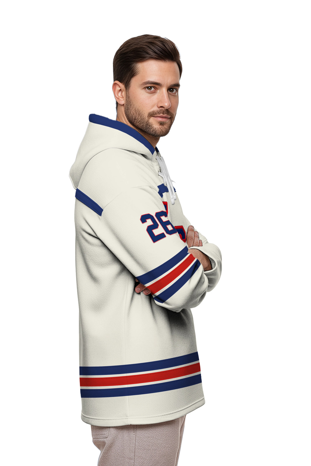USA Hockey Shield 2026 Replica Jersey Vintage White Lace Hoodie gallery