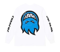 Size Large – Supreme Spitfire L/S Long Sleeve Shirt White Blue NEW SS26 PRESALE