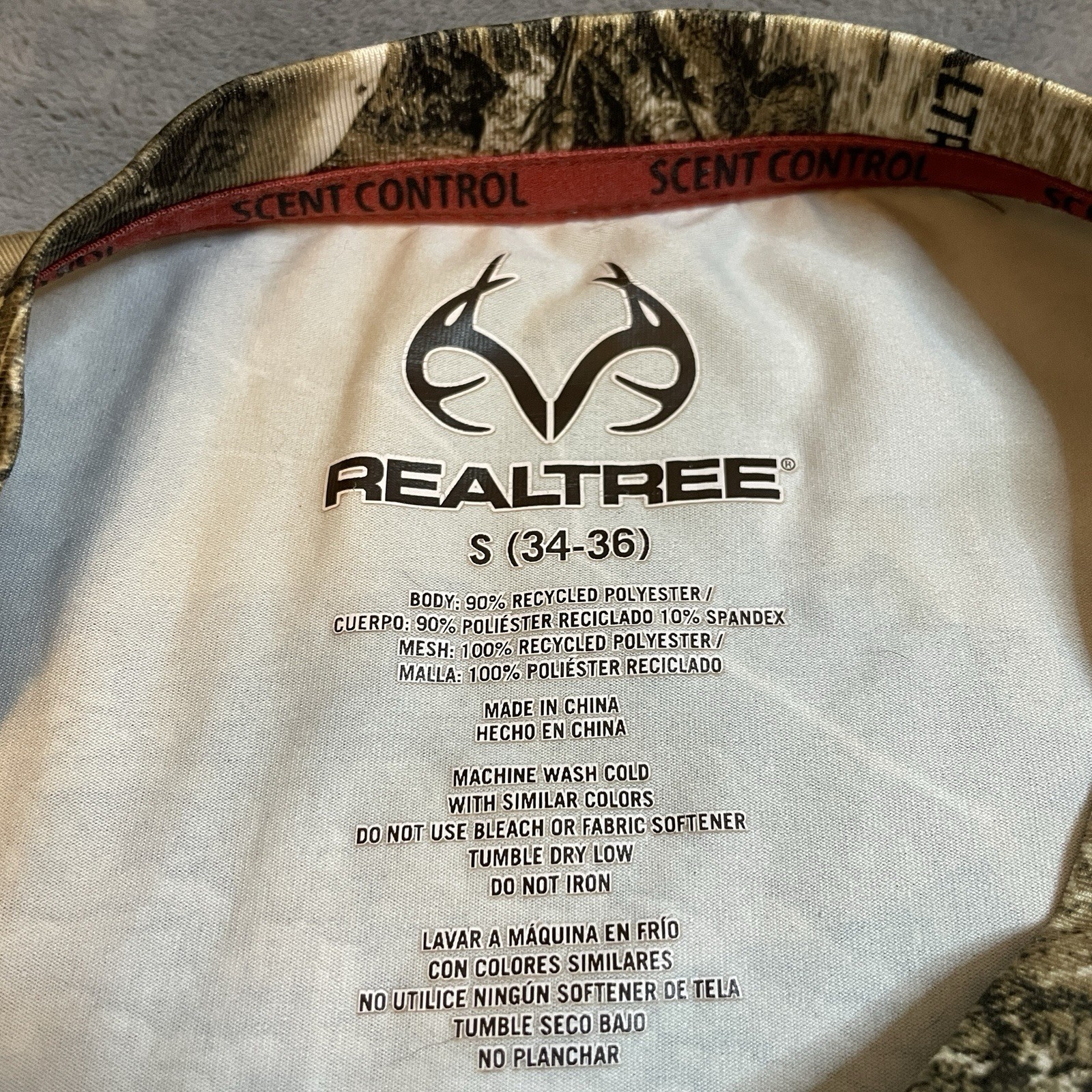 Realtree Camouflage Long Sleeve T-Shirt Men’s Small Camo Hunting Gear Outdoors gallery