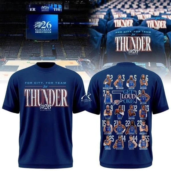 OKC Thunder 2026 Playoffs Round 2 Game 2 Get Lound OKC