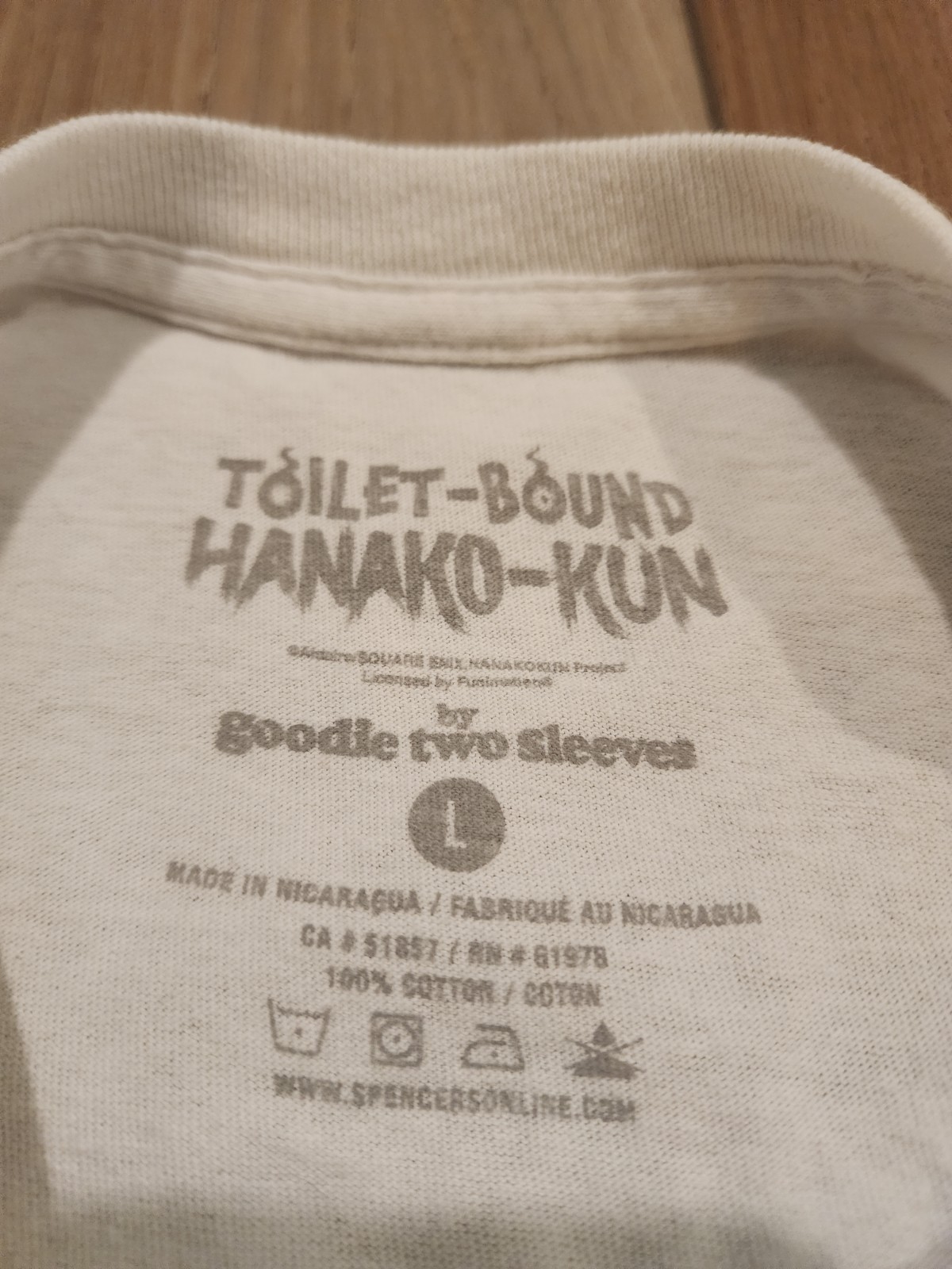 Toilet-Bound Hanako-Kun Anime White Graphic T-Shirt Goodie Two Sleeves Sz Large gallery