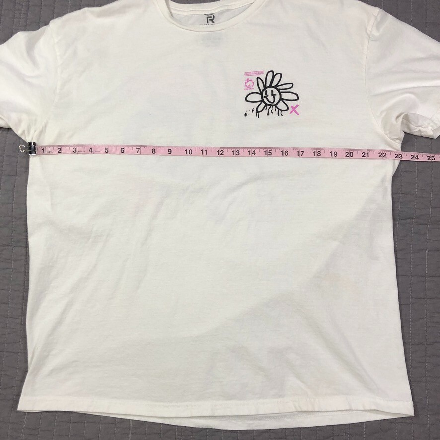 FKN Rich T Shirt Men XL White Graffiti Streetwear Modern Art Summer Collection gallery